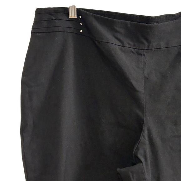 JM Collection Women's Plus Size 22 Petite Black Dress Pants Business Casual - Picture 6 of 9